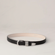 dehanche - déhanche belt - hollyhock viper black silver