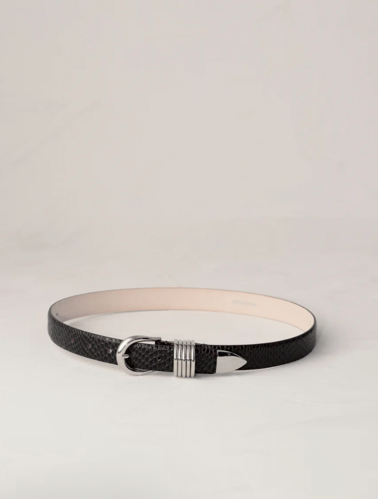 dehanche - déhanche belt - hollyhock viper black silver