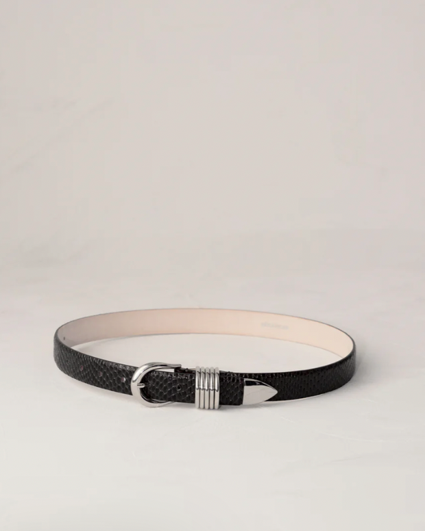 dehanche - déhanche belt - hollyhock viper black silver