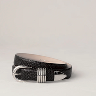 dehanche - déhanche belt - hollyhock viper black silver