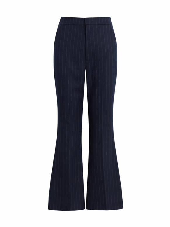 Phoebe pant navy pinstripe - Favorite Daughter Trousers 