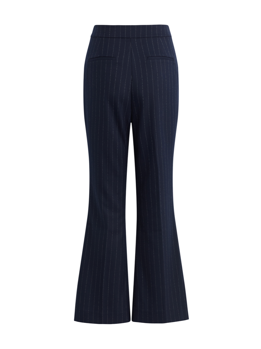 The Phoebe Pant in Navy Pinstripe - Favorite Daughter Pants