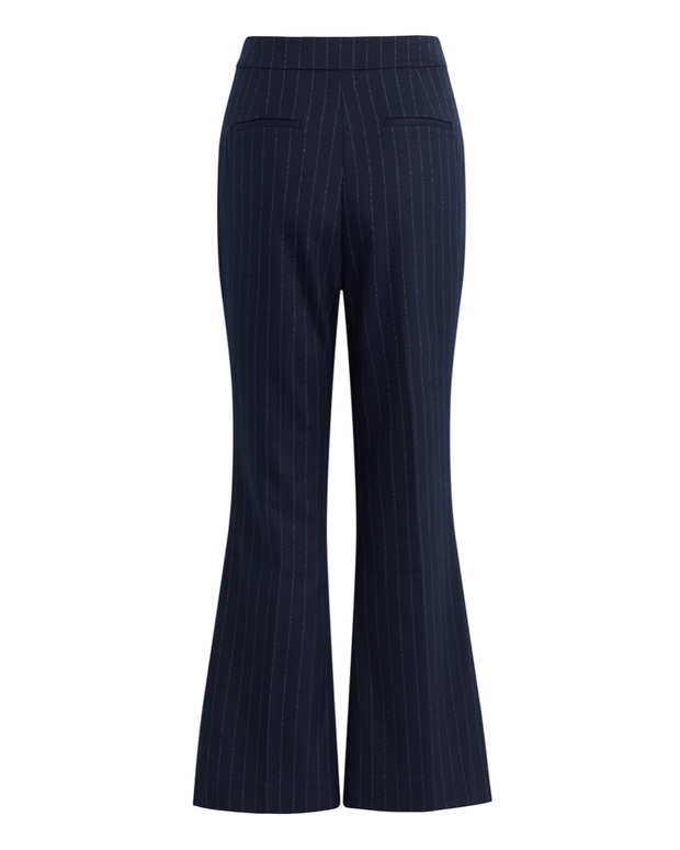 The Phoebe Pant in Navy Pinstripe - Favorite Daughter Pants