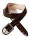 Dehanche Mija Croco Belt - Chocolate brown leather belt 