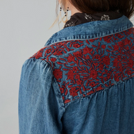 Phoebe West Denim Blue Moon Blouse