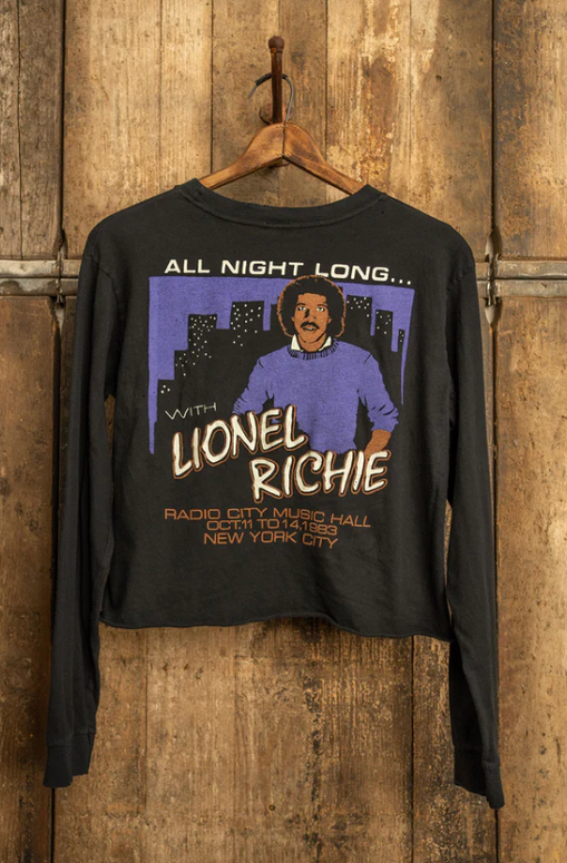 Lionel Richie Crop Long Sleeve