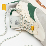 Oncept Osaka Sneaker Ivory and Green Womens Sneakers 