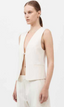 St. Agni Rouleau vest in Milk 