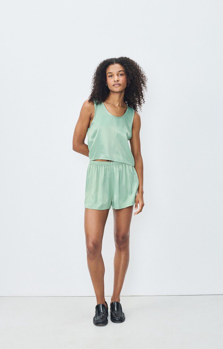 American Vintage Unyl Top in Green Sage