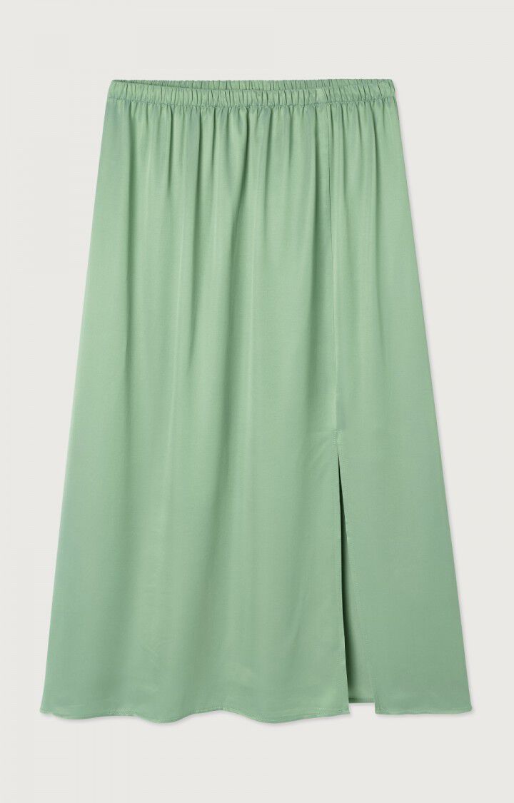 American Vintage Unyl Skirt in Sage Green