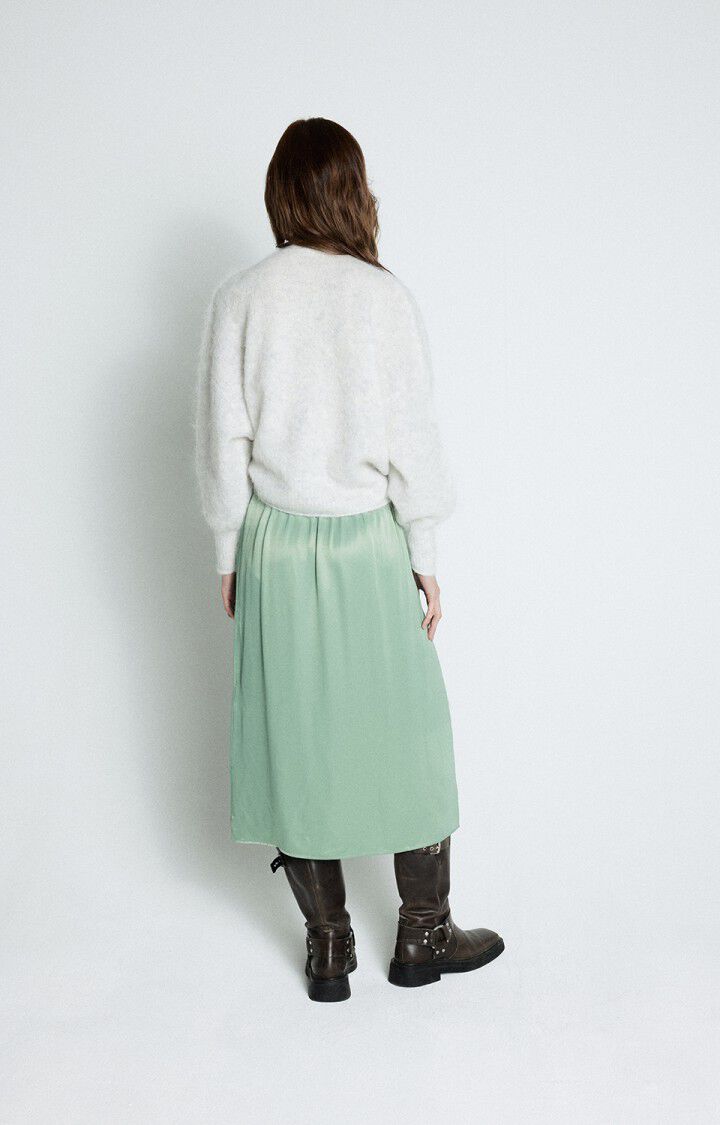 American Vintage Unyl Skirt in Sage Green