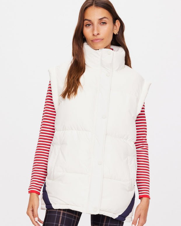 Pinnacle Oslo Puffer Vest Gilet The Upside White Puffer Vest 