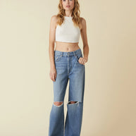 Le Jean Nomad Jean Summer Solstice Le Jean Baggy Ripped Jeans 