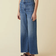 Le Jean Virgina Wide Leg Ankle Jean Laurel Canyon 