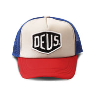 Baylands Trucker Hat - Blue-Red - Room Eight - Deus Ex Machina