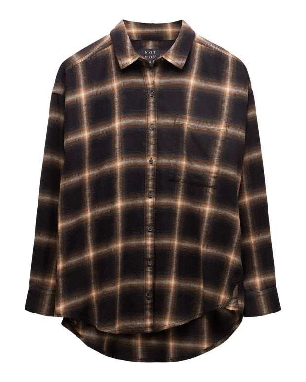 Not Monday - Bella Flannel Shirt - Womens Flannel Shirt - Cotton Flannel Shirt 