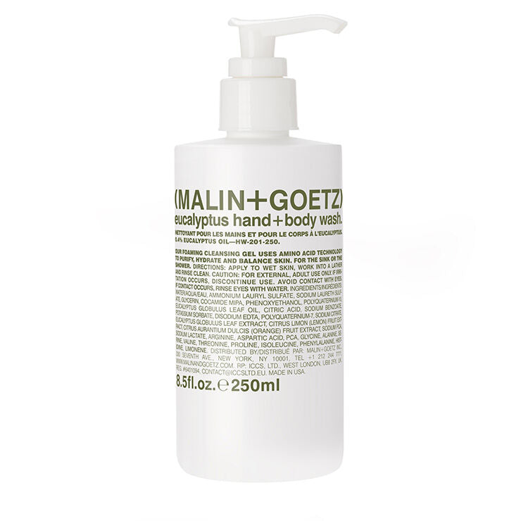 Malin and Goetz Eucalyptus hand and body wash 