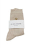 Embroidered Her Socks - Le Bon Shoppe - Gold Heart - Cotton Socks