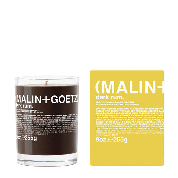 Malin and Goetz Dark Rum Candle 