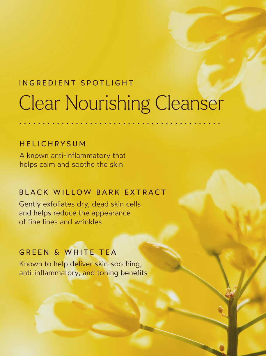 True Botanicals Clear Nourishing Cleanser - Clean Skin Face Wash - Goop.com - Goop Skin care products 