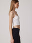 Clyque - Lauren tank white - spaghetti strap tank top - crop tank top 