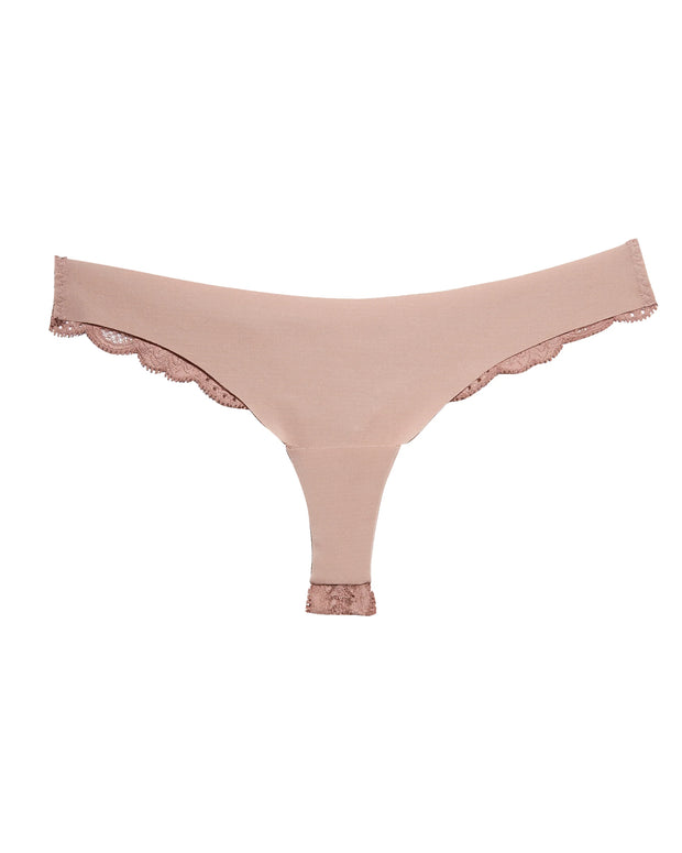 Fleur du Mal Charlotte lace thong - Le smoking pack