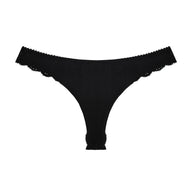 Fleur du Mal Charlotte lace thong - Le smoking pack