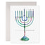 Colorful Menorah (Boxed Set of 6) | Hanukkah Card - Room Eight - E. Frances Paper