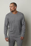 velvet by graham & spencer sweatpants heather gray - remington mens sweater - double knit - cozy knit