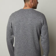 velvet by graham & spencer sweatpants heather gray - remington mens sweater - double knit - cozy knit