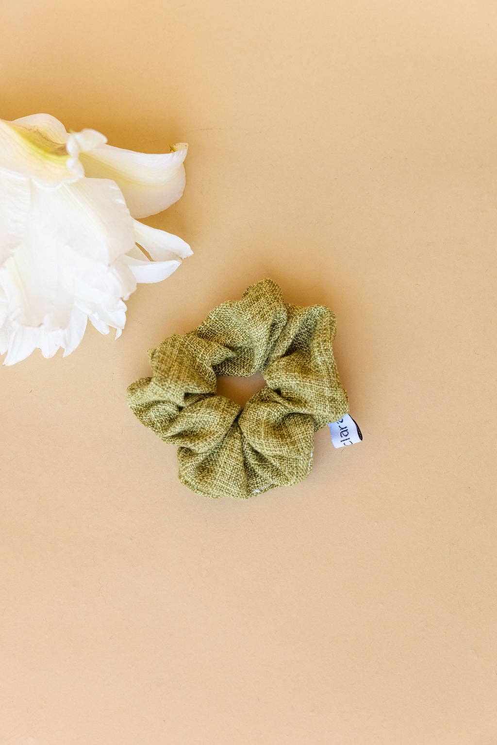 Temprano Scrunchie | Sage Linen