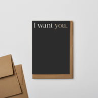 Valentines Day Cards | I want you