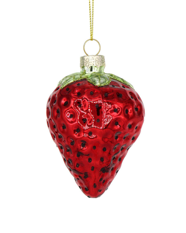 Strawberry Christmas Ornament 