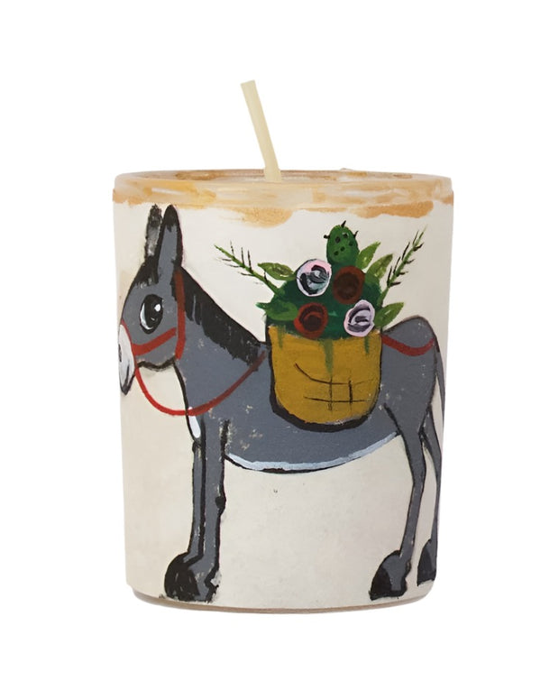 Donkey with Flowers Votive Holder - Room Eight - River Song