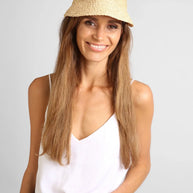 Sunray Roll Up Sun Visor | Light Natural