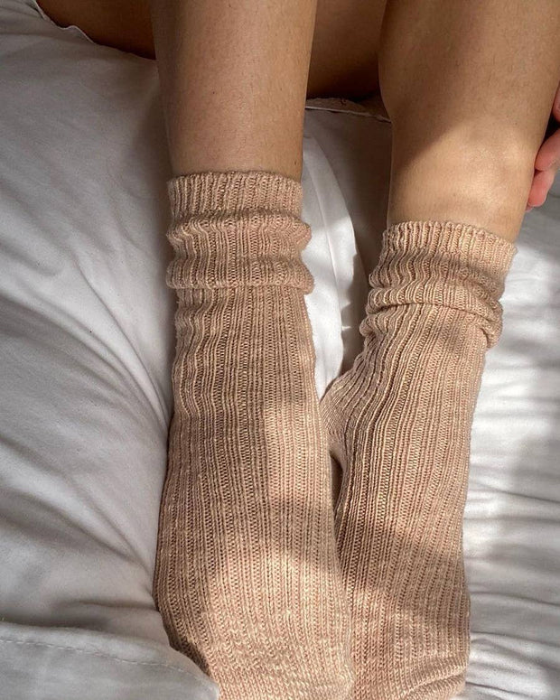 Le Bon Shoppe Cottage Socks in Peachy Keen 