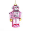 Pink Robot Christmas Ornament 