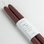 Beeswax Dipped Candles | Burgundy