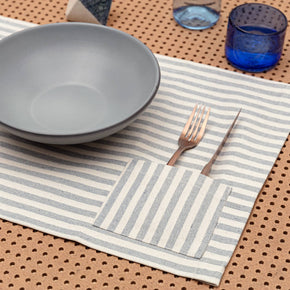 Cotton placemat | Set of 4 with Pockets