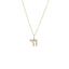 Diamond Pave Chai Necklace 14K