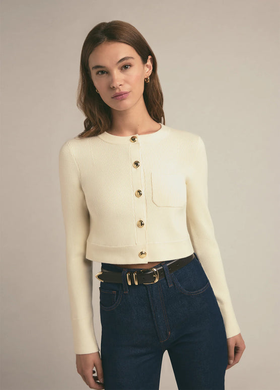 The Quinn Cardigan in Cream