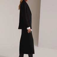 The Kelly Blazer Favorite Daughter - Black Oversized Blazer 