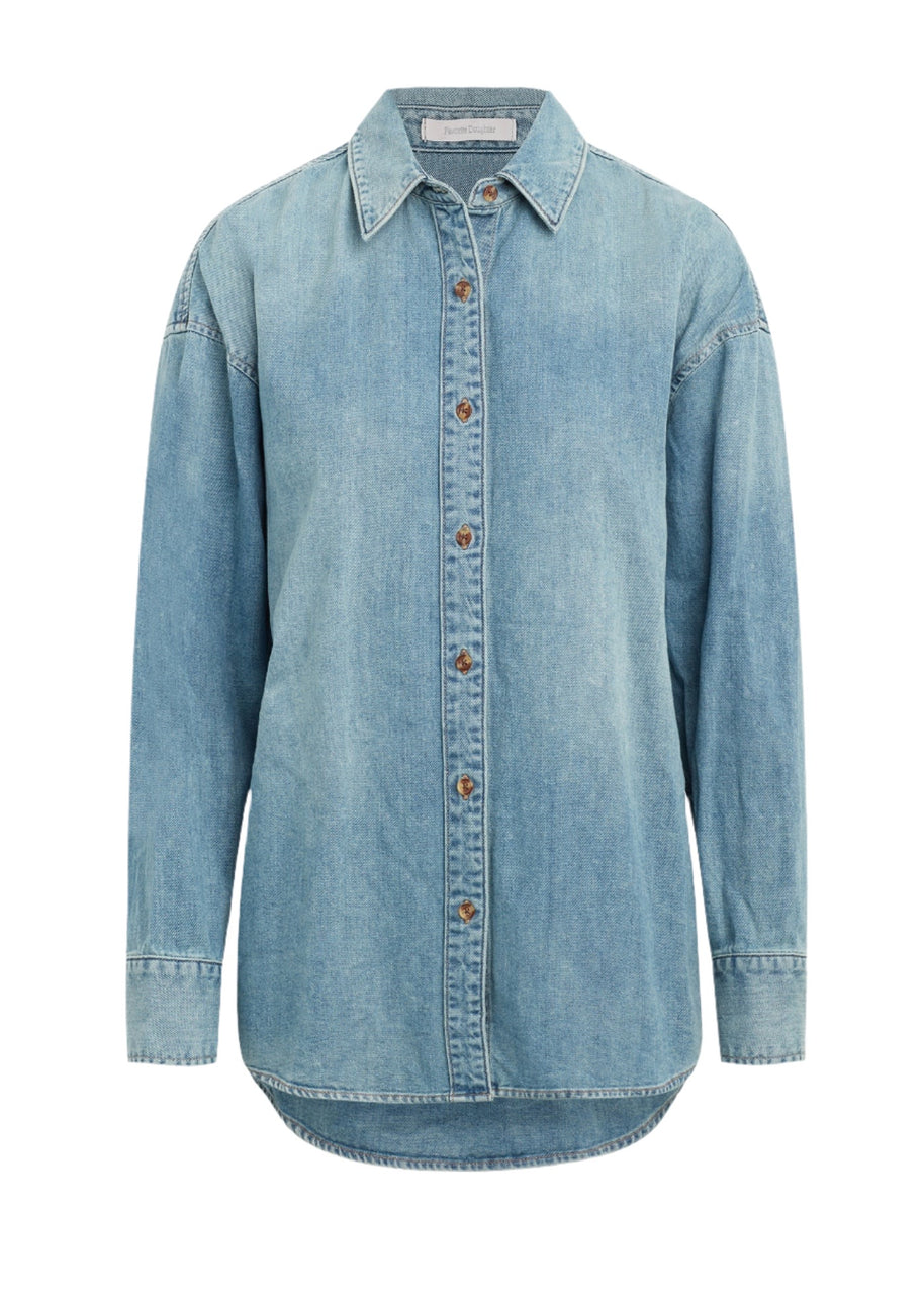 Favorite Daughter - Ex Boyfriend Denim Shirt - Oversized Denim Shirt 