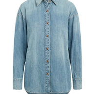 Favorite Daughter - Ex Boyfriend Denim Shirt - Oversized Denim Shirt 