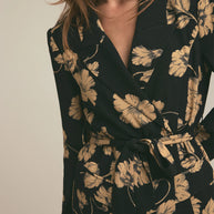 Favorite Daughter Adrienne Blazer Noir Fleur, Favorite Daughter Floral Blazer, Oversize Blazer 