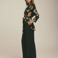 Favorite Daughter Adrienne Blazer Noir Fleur, Favorite Daughter Floral Blazer, Oversize Blazer 