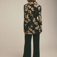 Favorite Daughter Adrienne Blazer Noir Fleur, Favorite Daughter Floral Blazer, Oversize Blazer 