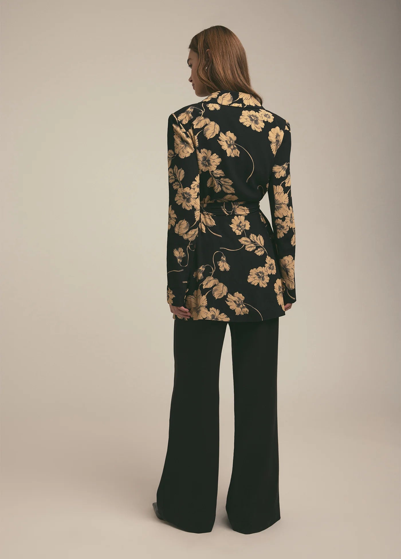 Favorite Daughter Adrienne Blazer Noir Fleur, Favorite Daughter Floral Blazer, Oversize Blazer 