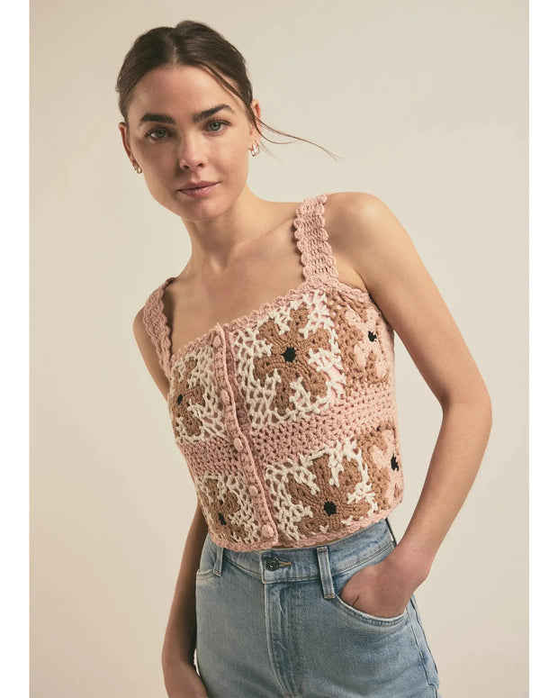 Favorite Daughter - The I’m Cute Top - Crochet Top