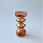 Glass Taper Candle Holder / Vase: Brown - Room Eight - IVORE.GROUP